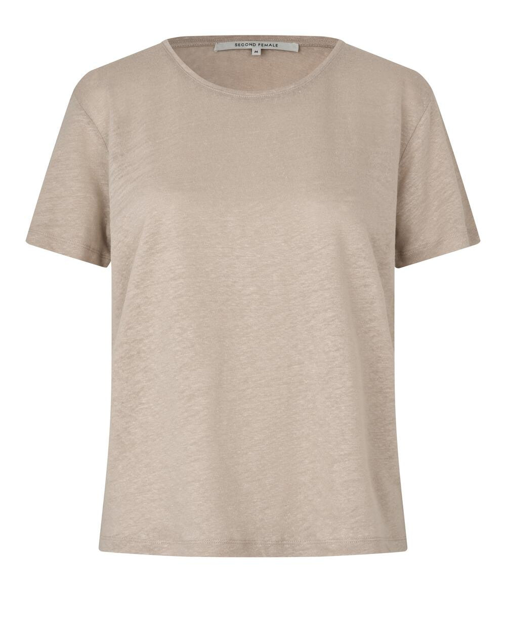 Peony O-Neck t-shirt - Plaza Taupe